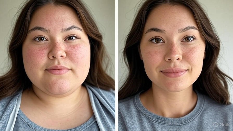 lose face fat naturally
