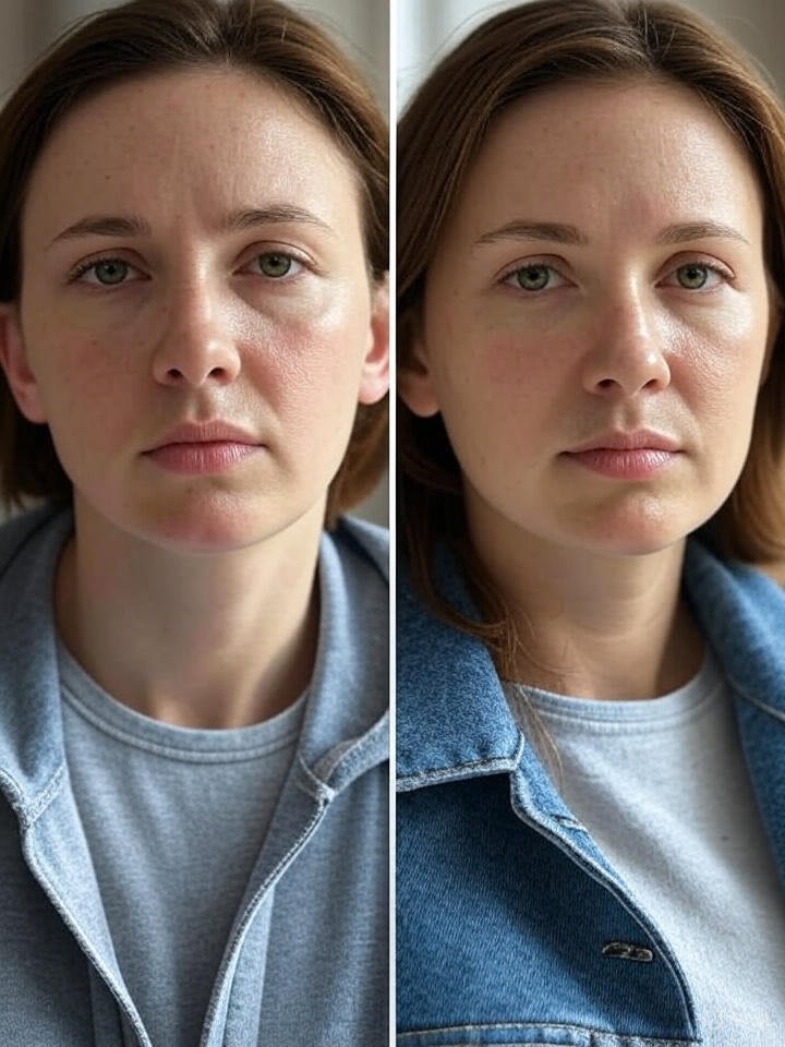 two women transformation picture