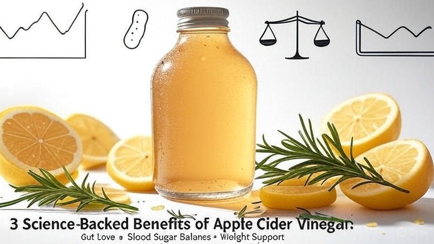 bottle of apple cide vineager