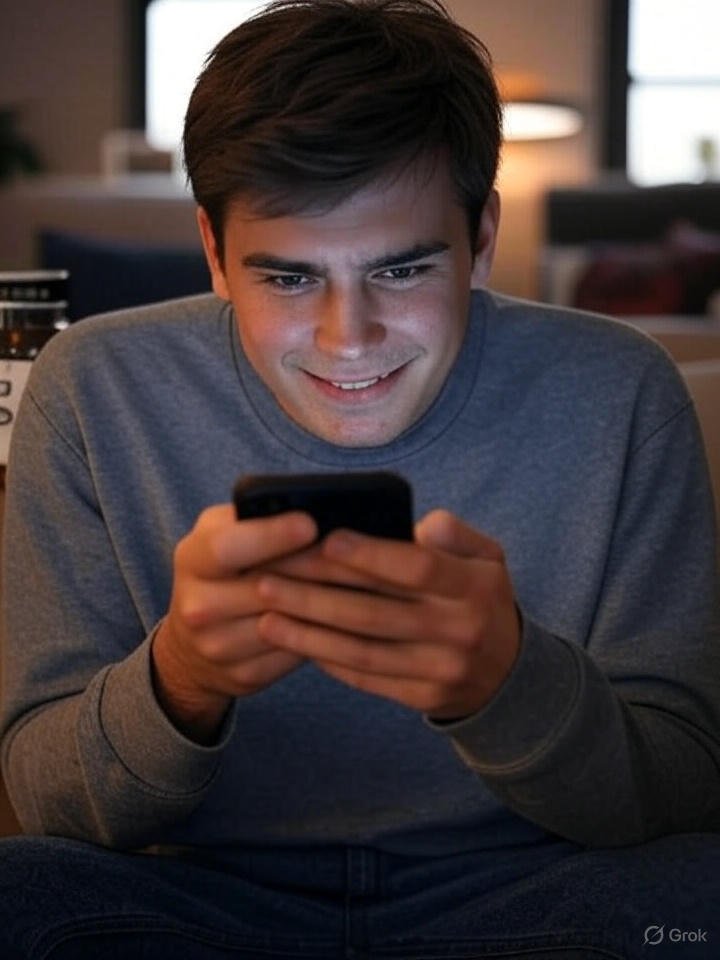 person reading African mango content